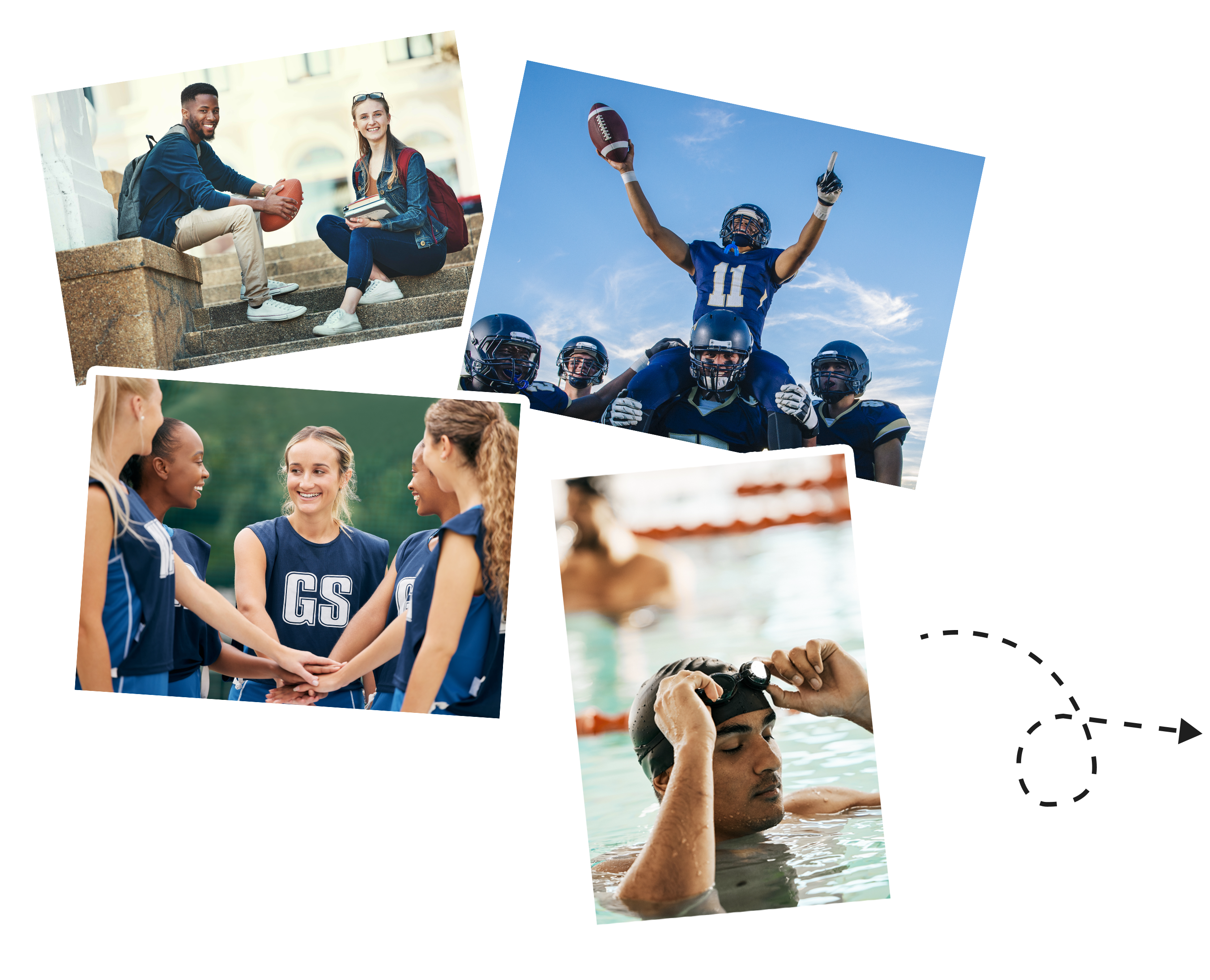 Former college athlete contemplating life after sports